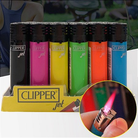 Isqueiro Maçarico Recarregável Clipper Jet Modelo Elétrico