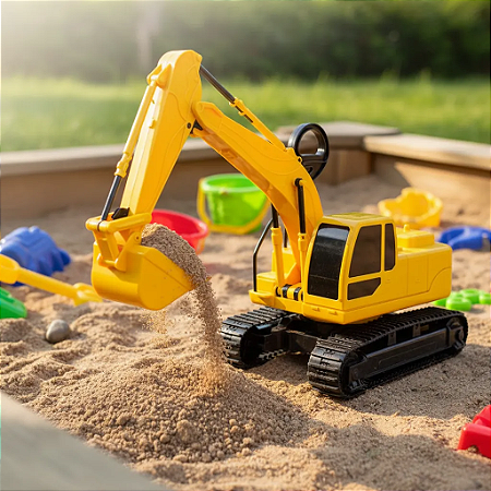 Escavadeira Trator c/ Braço Basculante Roma Workers 37,5 cm