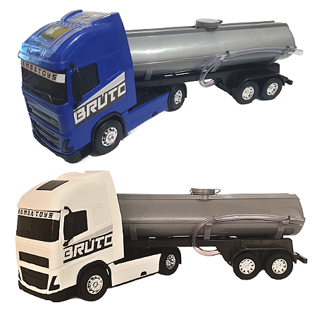 Caminhão Tanque de Brinquedo Bruto Truck 38 cm
