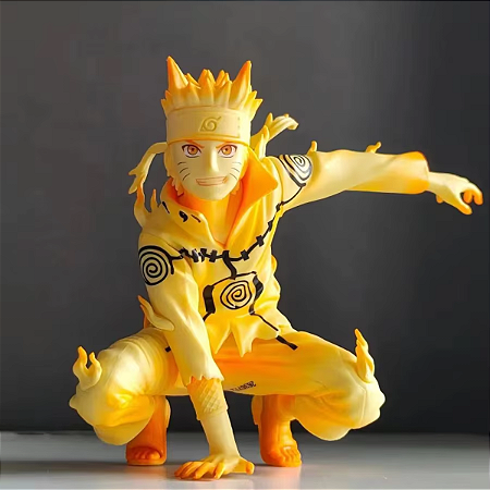 Naruto Shippuden Modo Kurama Action Figure Boneco Anime