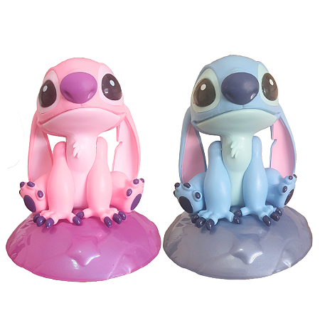Boneco Tipo Funko Pop Lilo & Stitch Sentado 10 cm