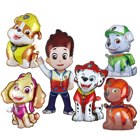 Balão Personalizado Patrulha Canina Decoração Aniversário UN