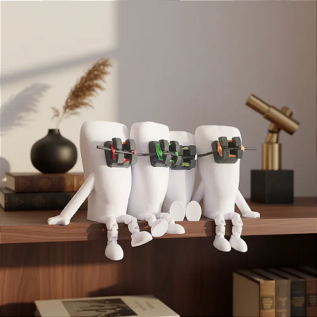 Decoração Consultório Dentista Aparelho dentário Presente