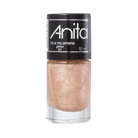 Esmalte Glitter Cor Pó De Pirlimpimpim 10ml Anita