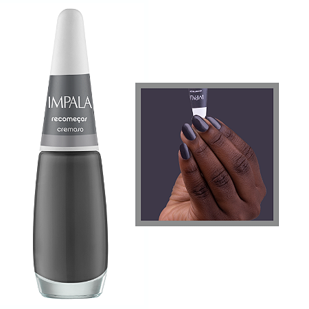 Esmalte A Cor da Sua Moda Cremoso Cor Recomeços 7,5ml Impala