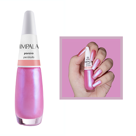 Esmalte A Cor da Sua Moda Perolado Cor Paraíso 7,5ml Impala
