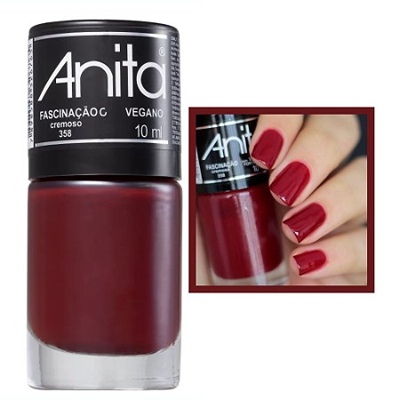 Esmalte Cremoso Cor Fascinação 10ml Anita