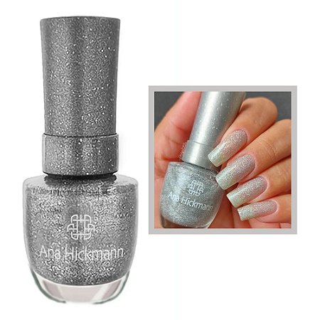 Esmalte Glitter Cor Classic Diamond 9ml Ana Hickmann