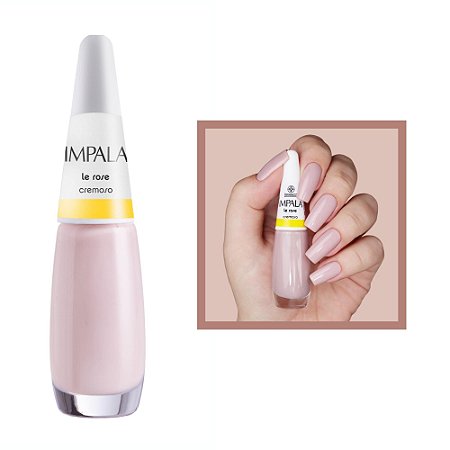 Esmalte A Cor da Sua Moda Cremoso Cor Le Rose 7,5ml Impala