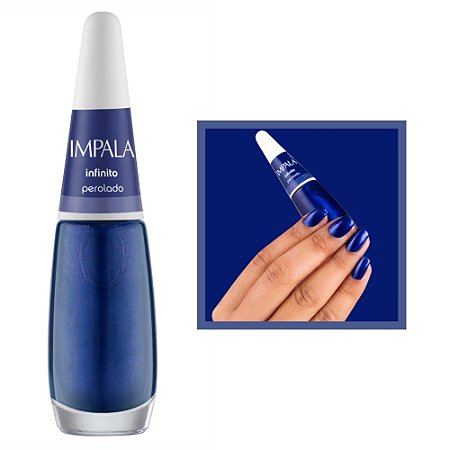 Esmalte A Cor da Sua Moda Perolado Cor Infinito 7,5ml Impala