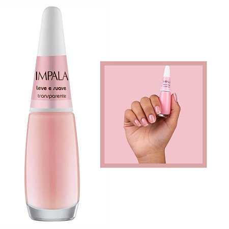 Esmalte A Cor da Sua Moda Transparente Cor Leve e Suave 7,5ml Impala