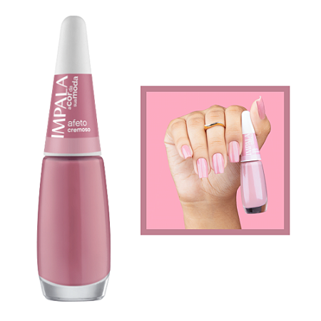Esmalte A Cor da Sua Moda Cremoso Cor Afeto 7,5ml Impala