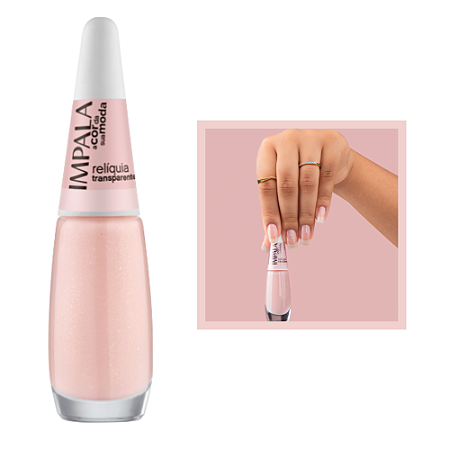 Esmalte A Cor da Sua Moda Transparente Cor Relíquia 7,5ml Impala