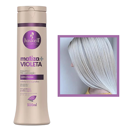 Shampoo Haskell Matiza Mais Violeta 300ml