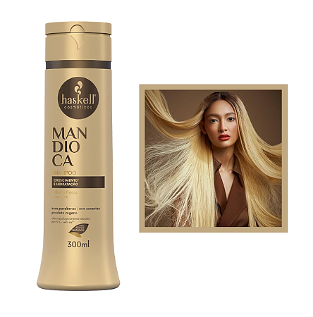 Shampoo Haskell Mandioca 300ml
