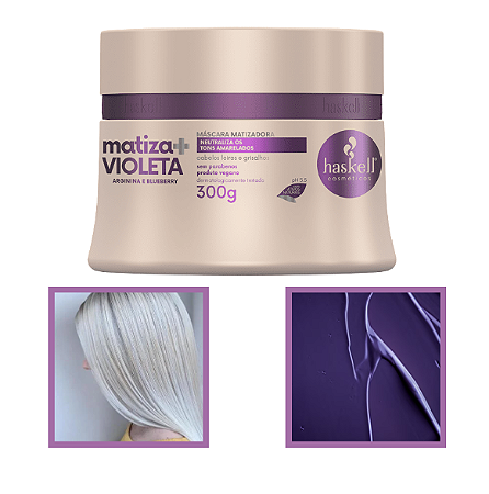 Máscara Matizadora Matiza e Violeta 300G Haskell