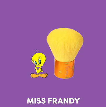 Pincel Kabuki Coleção Tweety Piu Piu Miss Frandy