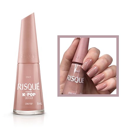 Esmalte Cremoso Cor Chik Pop 8ml Risque