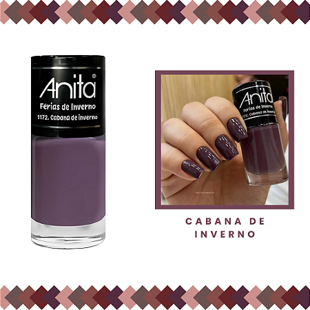 Esmalte Férias de Inverno Cremoso Cor Cabana de Inverno 10ml Anita