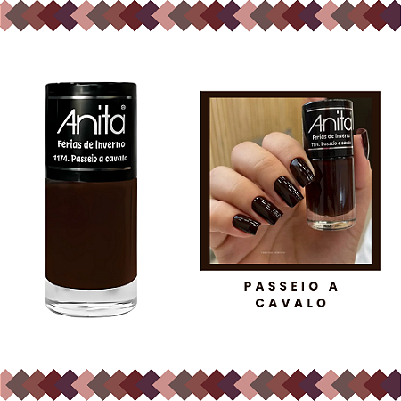 Esmalte Férias de Inverno Cremoso Cor Passeio a Cavalo 10ml Anita