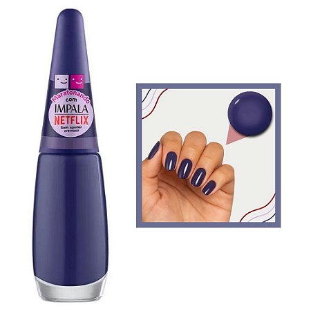 Esmalte Coleção Maratonando Impala com Netflix Cremoso Cor Sem Spoiler 7,5ml Impala