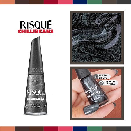 Esmalte Coleção Chillibeans Metálico Cor Profundezas Do Meu Eu 8ml Risque