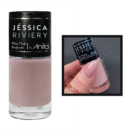 Esmalte Coleção Jessica Riviery Cremoso Cor Meu Nude Preferido 10ml Anita