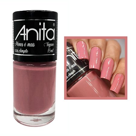Esmalte Coleção Menos é Mais Cremoso Cor Simple 10ml Anita