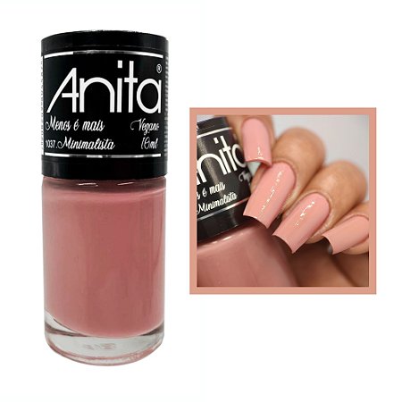 Esmalte Coleção Menos é Mais Cremoso Cor Minimalista  Vegano 10ml Anita