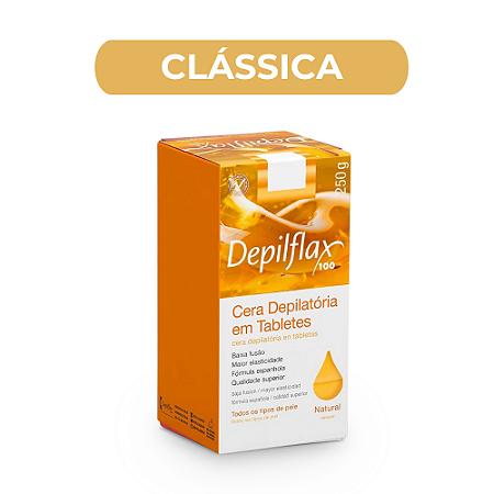 Cera Depilatória Em Blocos Natural 250g Depilflax
