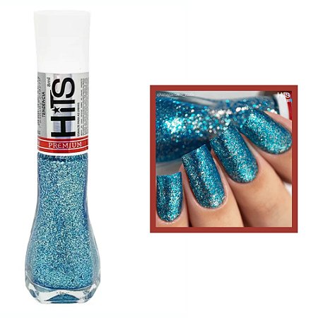 Esmalte Tendencia Perolado Premium New Azul 5Free 8ml Hits