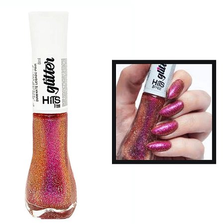 Esmalte Diamante Legado Pink Refletivo Multichrome 8ml Hits