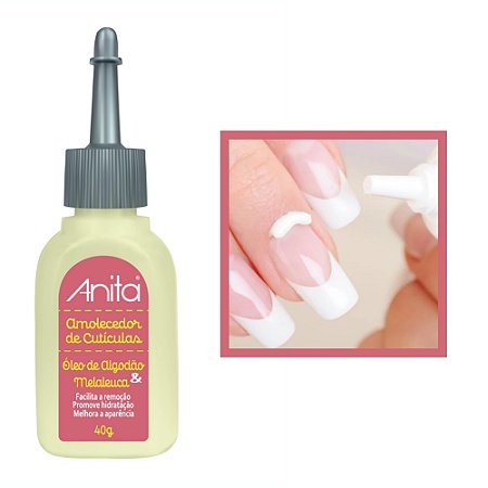 Amolecedor de Cutículas Óleo de Algodão Melaleuca 40g Anita