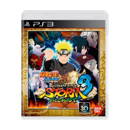 Naruto Shippuden Ultimate Ninja Storm 3 Fullburst Ps3  Usado