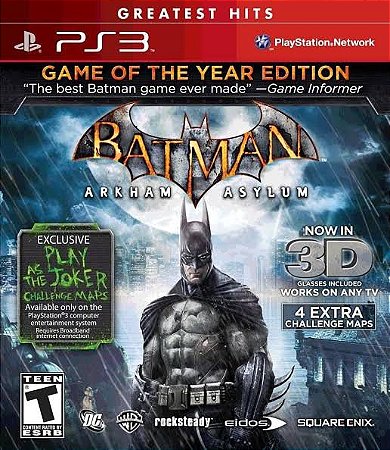 Batman Arkham Asylum - Ps3 - Usado