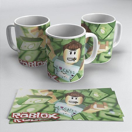 Caneca Porcelana Roblox 325ml