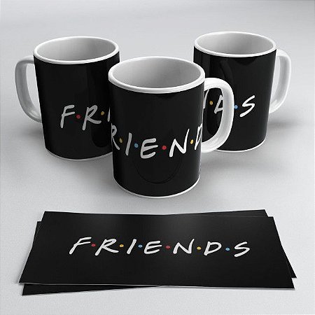 Caneca Porcelana Friends Modelo 2 325ml