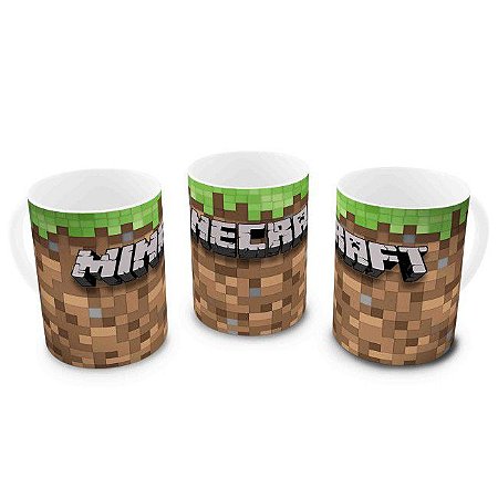 Caneca Porcelana Minecraft 325ml