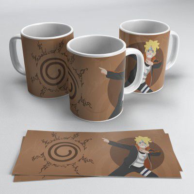 Caneca Porcelana Naruto 325ml