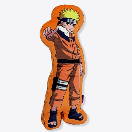 ALMOFADA FORMATO FIBRA NARUTO UZUMAKI