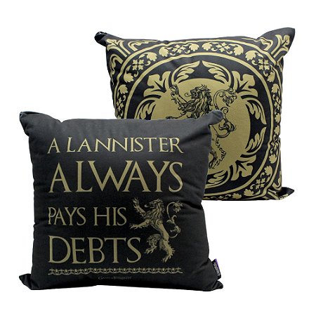 ALMOFADA FIBRA  40X40CM LANNISTER ALWAYS GAME OF THRONES