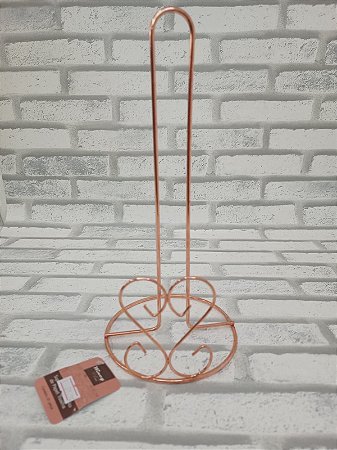 Porta Papel Toalha Metal Rose 28cm