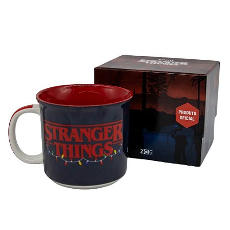Caneca Tom 350ml Stranger Things Luzes Netflix