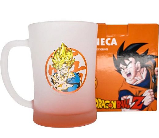 Caneca Chopp Fosca 650ml Dragon Ball Z Simbolo