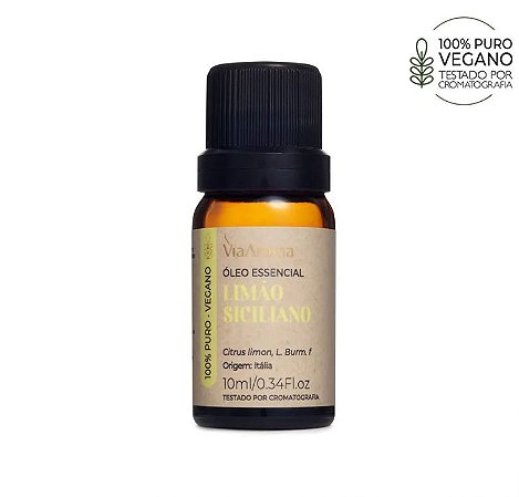 Óleo Essencial Limão Siciliano Via Aroma - 10ml