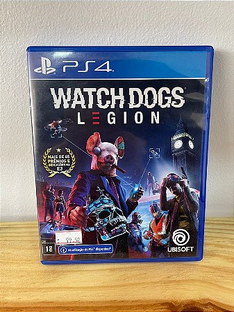 Watch Dogs Legion Ps4 Mídia Física Semi Novo