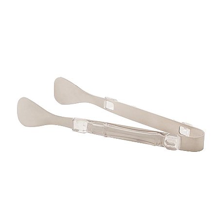 Pegador para Gelo de Aço Inox com Cabo Plástico Bambu 16cm