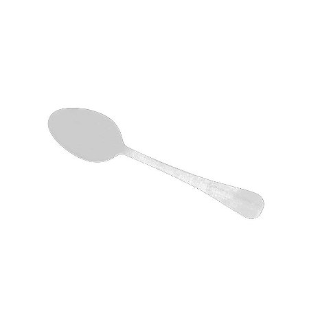 Conjunto 6 Colheres de Sobremesa de Aço Inox Positano Preto 12cm