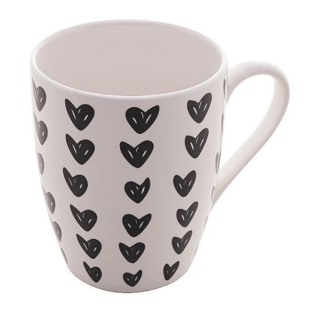 Caneca de Porcelana Cute Hearts 350ml