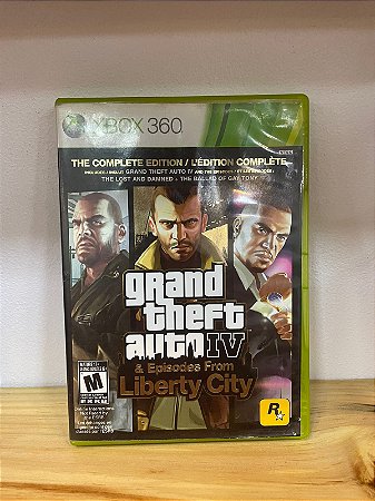 Gta 4 e Episodes From Liberty City Xbox 360 Mídia Física